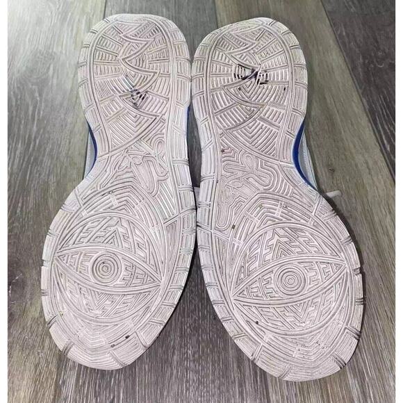 Nike Kyrie 6 Trainers Youth US Size 5.5 Basketball Shoes White Blue Leather Mesh - Picture 10 of 10